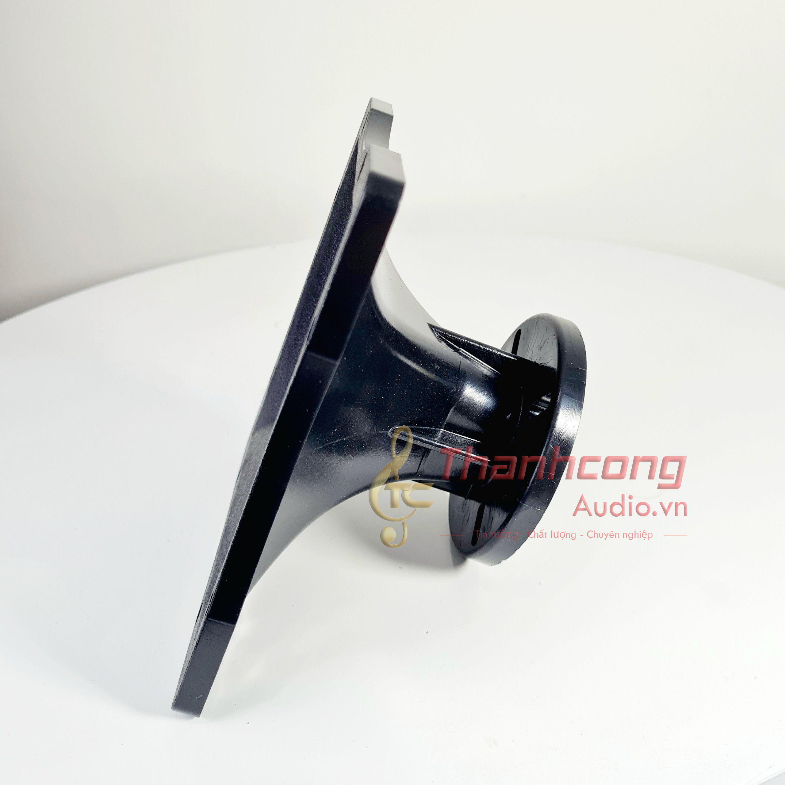 Bộ 02 Họng loa treble ren xoáy 11.8x12 cm và loại bắt vit 17.6x17.6cm- Họng Treble, phễu loa loại đẹp