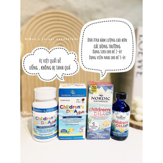 DHA Xtra Nordic Naturals Mỹ dạng siro - gum cho bé