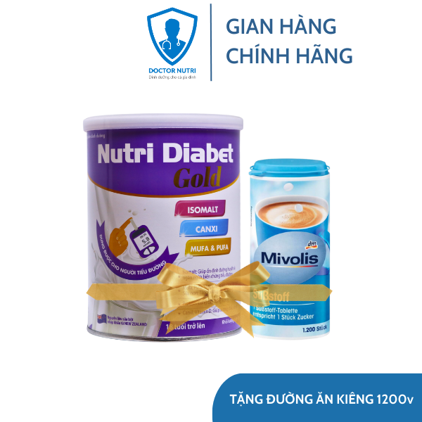 Sữa dành cho người tiểu đường Nutri Diabet DOCTOR NUTRI ổn định đường huyết ngừa biến chứng tăng cường hệ miễn dịch