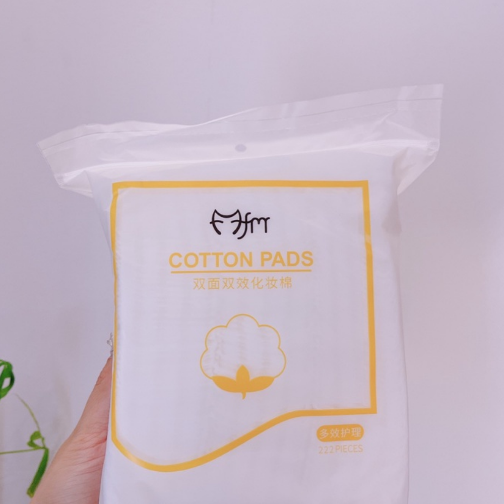 Bông Tẩy Trang Cotton Pads 222 Miếng 3 Lớp Nội Địa Trung