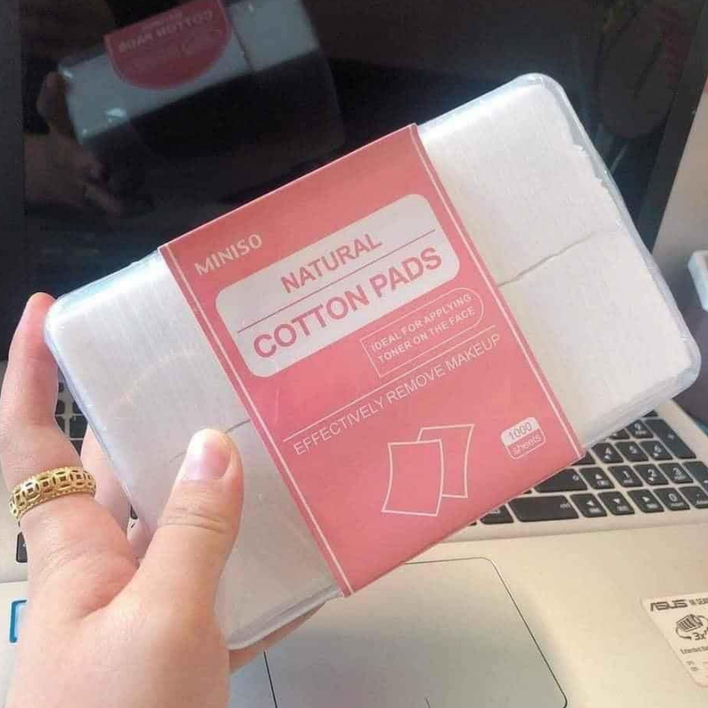 Bông Tẩy Trang Cotton Pads 222 Miếng 3 Lớp Nội Địa Trung