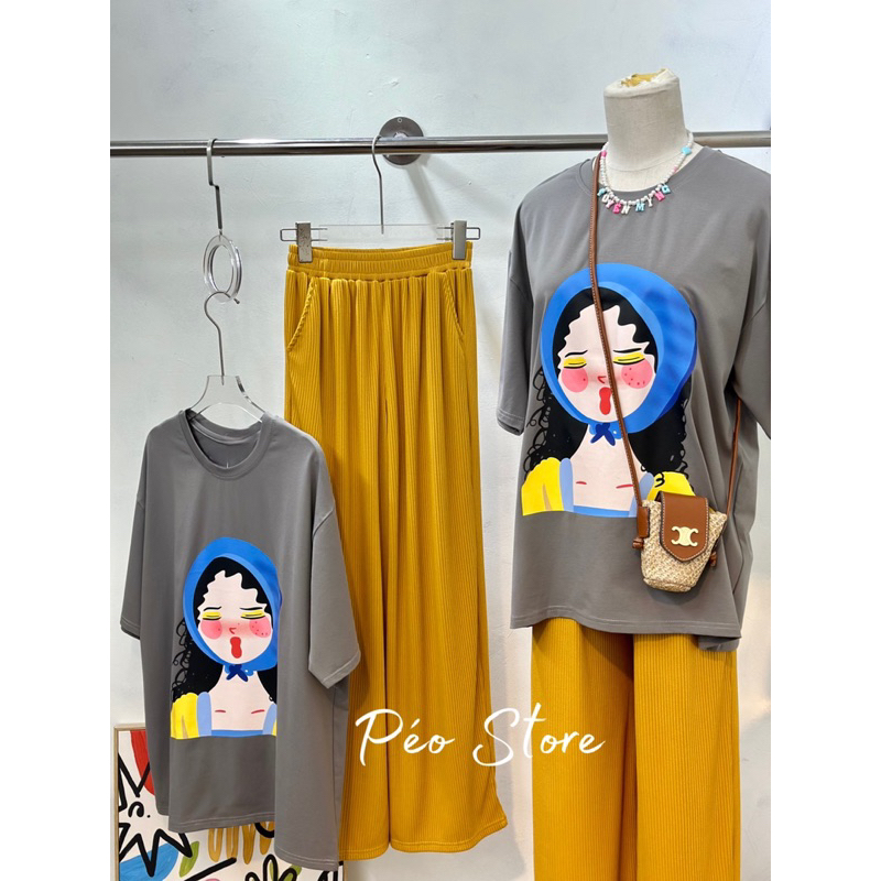 Set suông gân cô gái siêu đẹp,hàng loại 1 chuẩn hình