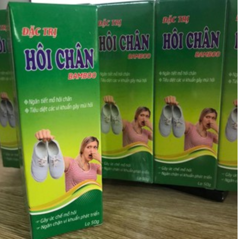 Bột khử mùi hôi chân, Bột hôi chân - Giảm tiết mồ hôi khử mùi giúp chân khô thoáng
