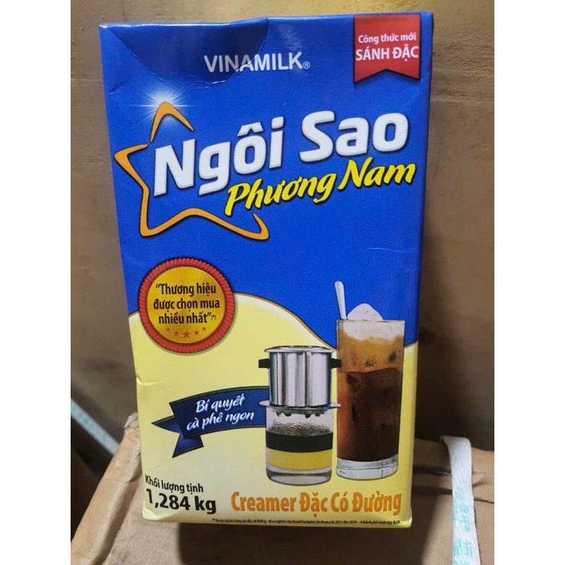 Sữa Đặc Ngôi Sao Phương Nam Hộp Giấy 1.284g