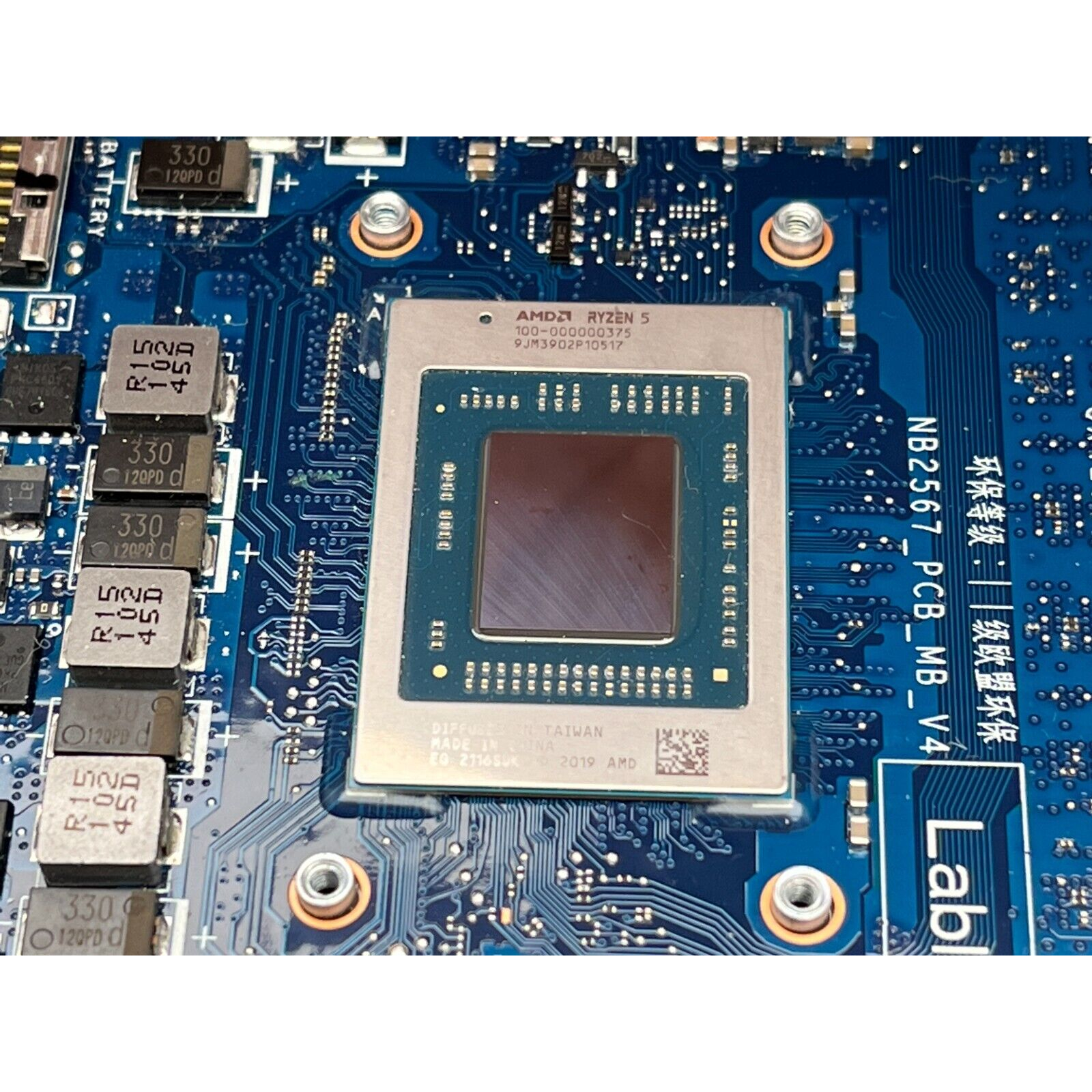 Main Asus Zenbook Q408UG CPU AMD Ryzen 5 5500U