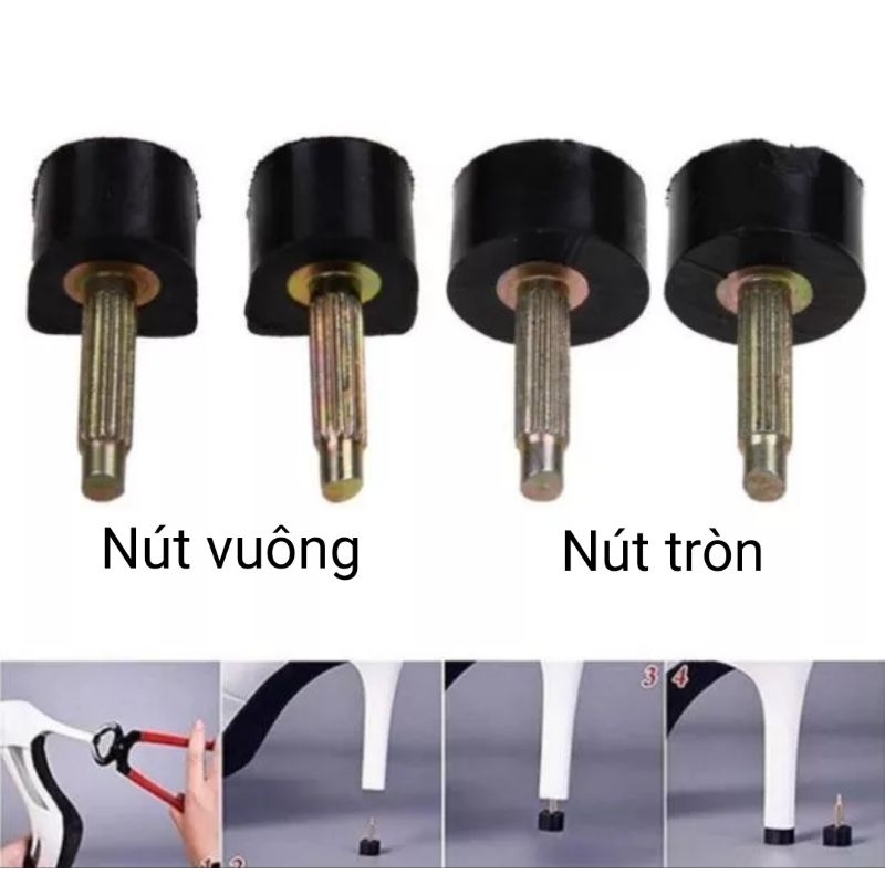 Nút đinh CHỮ U/ nút đinh TRÒN sửa gót giày