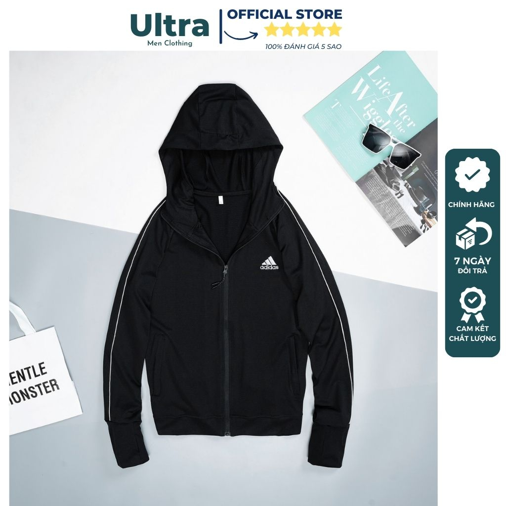 Áo thể thao chống nắng nam mùa hè chống tia UV hiệu quả Hàng Cao Cấp Ultramen AN04 Áo nắng nam 2 lớp đẹp xịn thoáng mát