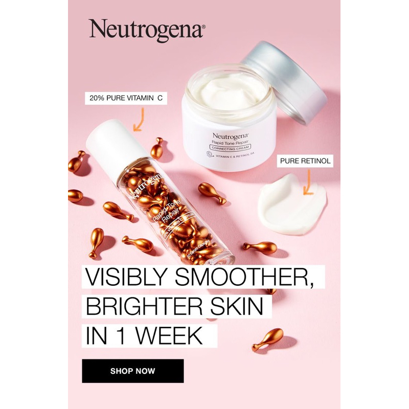 Tinh Chất Sáng Da Neutrogena Rapid Tone Repair 20% vitaminC Serum
