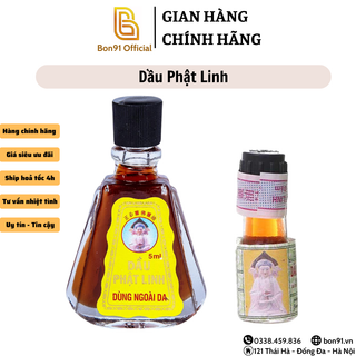 Dầu phật linh trường sơn chai 1.5ml và 5ml