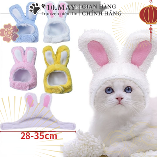 Mũ tai thỏ cute cho thú cưng - PK14