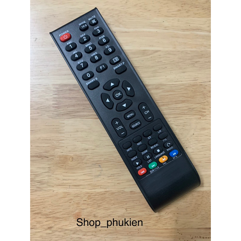 Remote điều khiển tivi led VTB (mẫu 3)