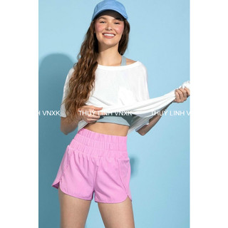 Quần short nữ tập thể thao vải dù 2 lớp 5 màu