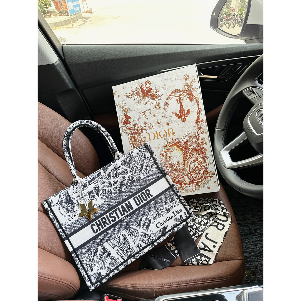 Túi XÁch Di.or LAdy Họa tiết Mới Hàng Super