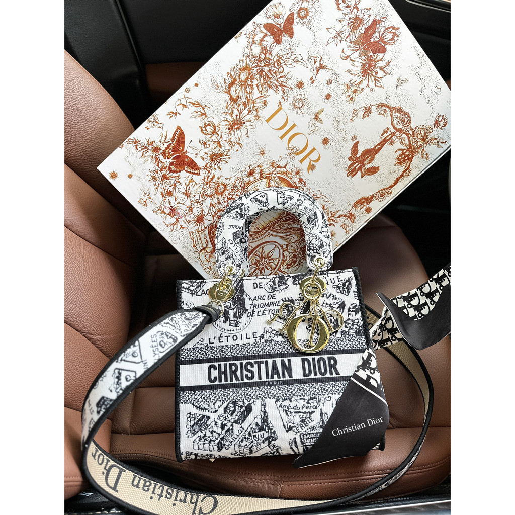 Túi XÁch Di.or LAdy Họa tiết Mới Hàng Super