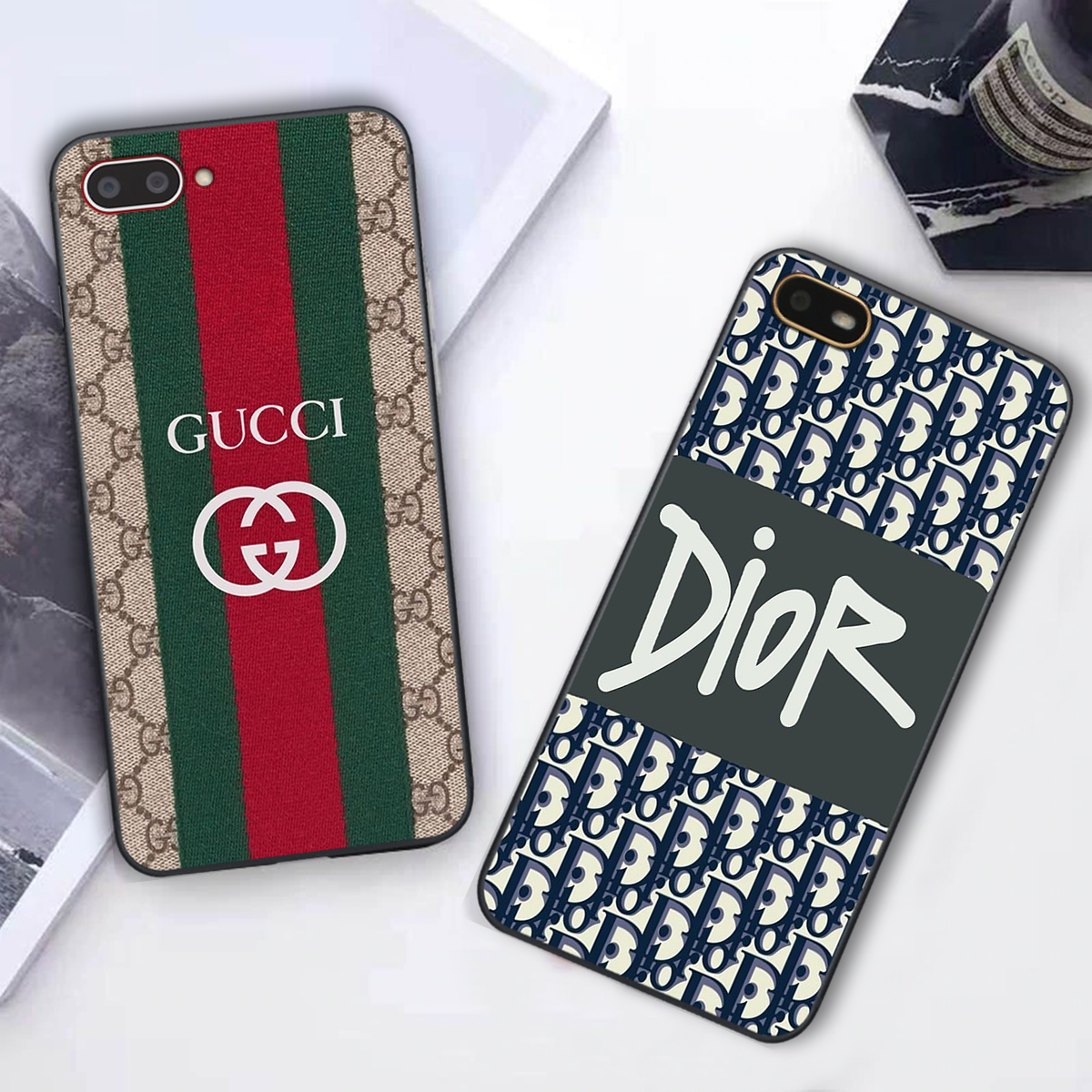 Ốp lưng Oppo A1K / A3S / Realme C2 in hình nhãn hiệu Be@r Brick thời trang cao cấp