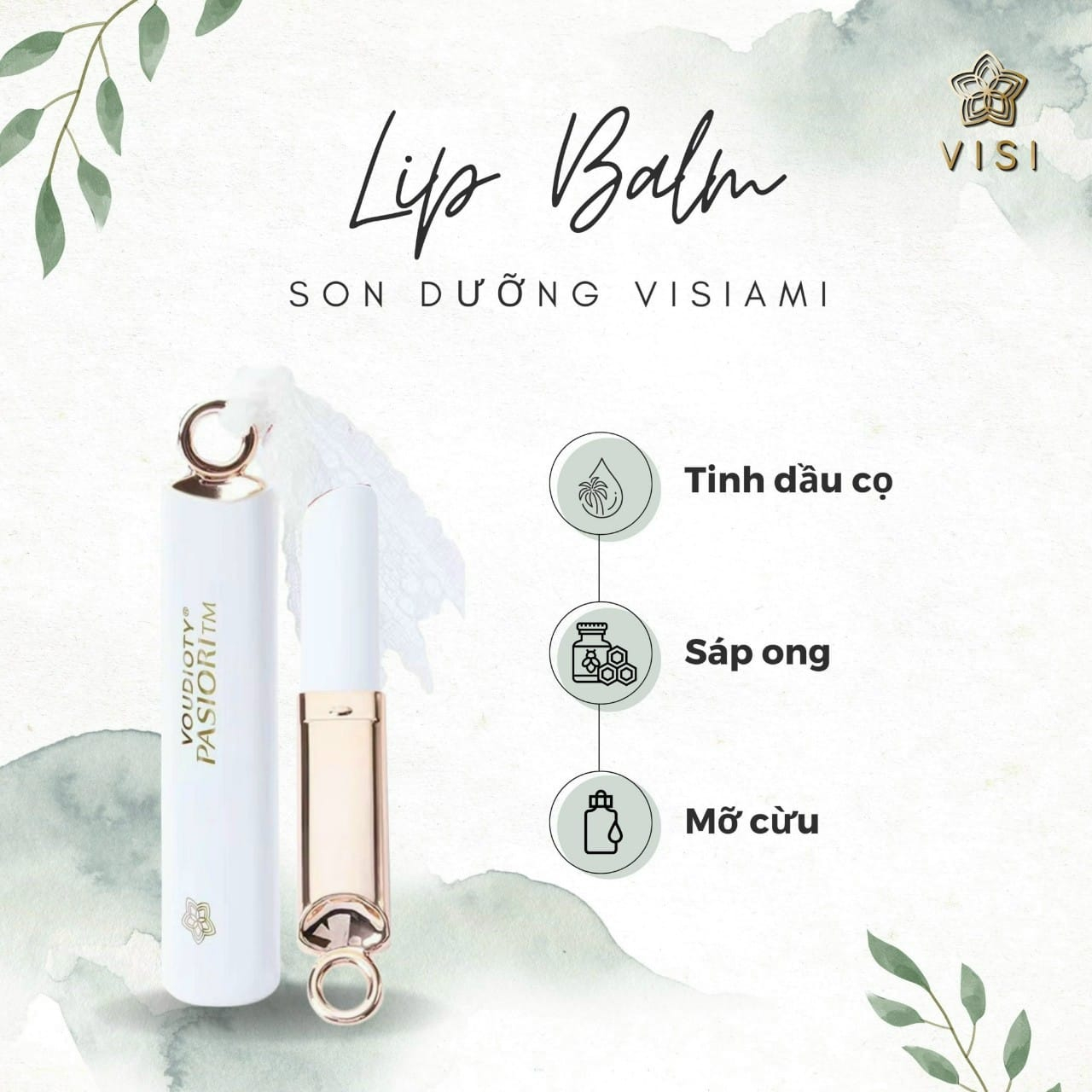 SON DƯỠNG VISIAMI DƯỠNG CHỐNG THÂM VÀ MỀM MÔI