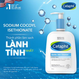 CETAPHIL GENTLE SKIN CLEANSER - SỮA RỬA MẶT DỊU NHẸ CHO MỌI LOẠI DA - HÀNG CÔNG TY CHÍNH HÃNG NHẬP KHẨU TRỰC TIẾP