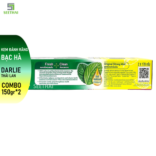 COMBO 2 kem đánh răng DARLIE bạc hà Thái Lan 150gr
