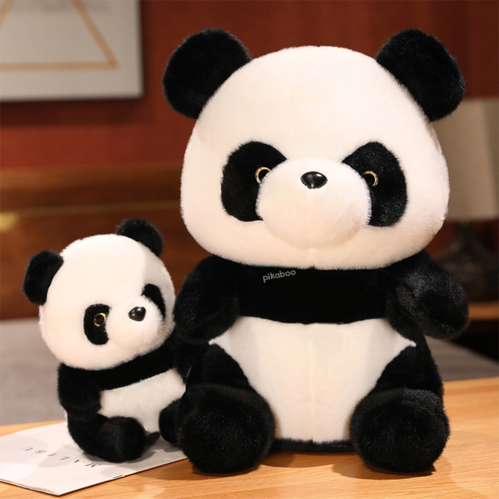 Gấu bông gấu trúc Panda Pikaboo gấu trúc nhồi bông đeo ba lô vỏ nhung lông mềm mịn co dãn 4 chiều bông tinh khiết