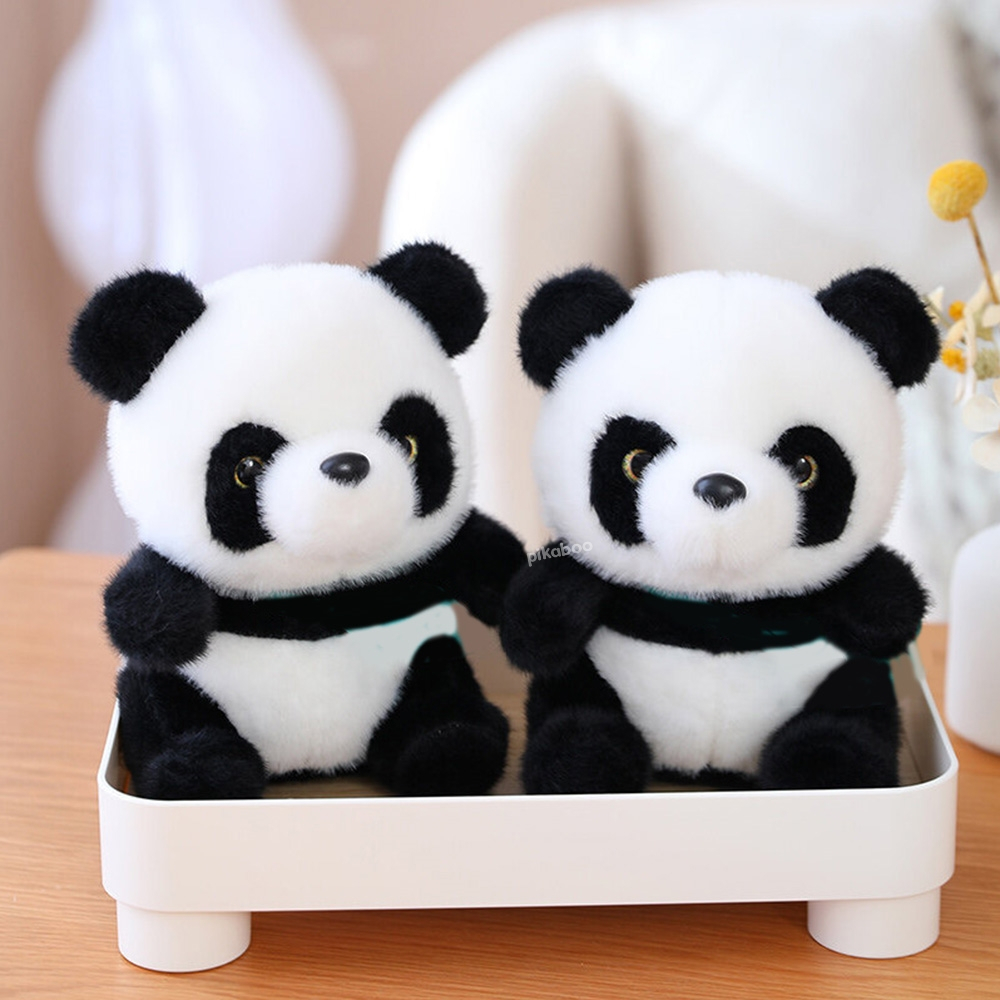 Gấu bông gấu trúc Panda Pikaboo gấu trúc nhồi bông đeo ba lô vỏ nhung lông mềm mịn co dãn 4 chiều bông tinh khiết