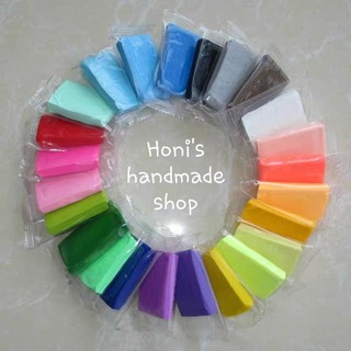 Đất sét nung polymer clay 20 màu gói 50g