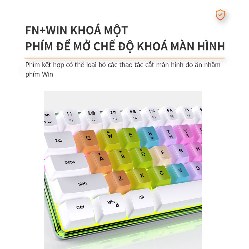 Bàn phím giả cơ Led RGB chuyên dùng cho máy tính- Bảo hành 12 tháng