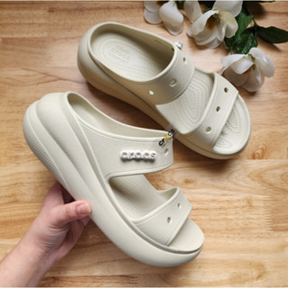Dép Sục Cross Classic Crush Sandal Đế Cao Tặng Kèm Charm Ngẫu Nhiên