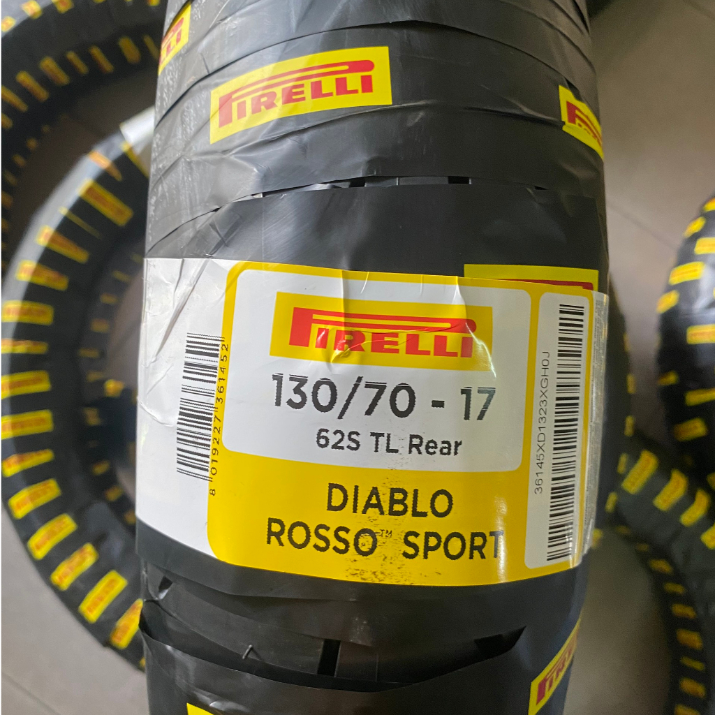 (130/70-17) Vỏ xe Pirelli Diablo Rosso Sport 130/70-17 M/C 62S TL