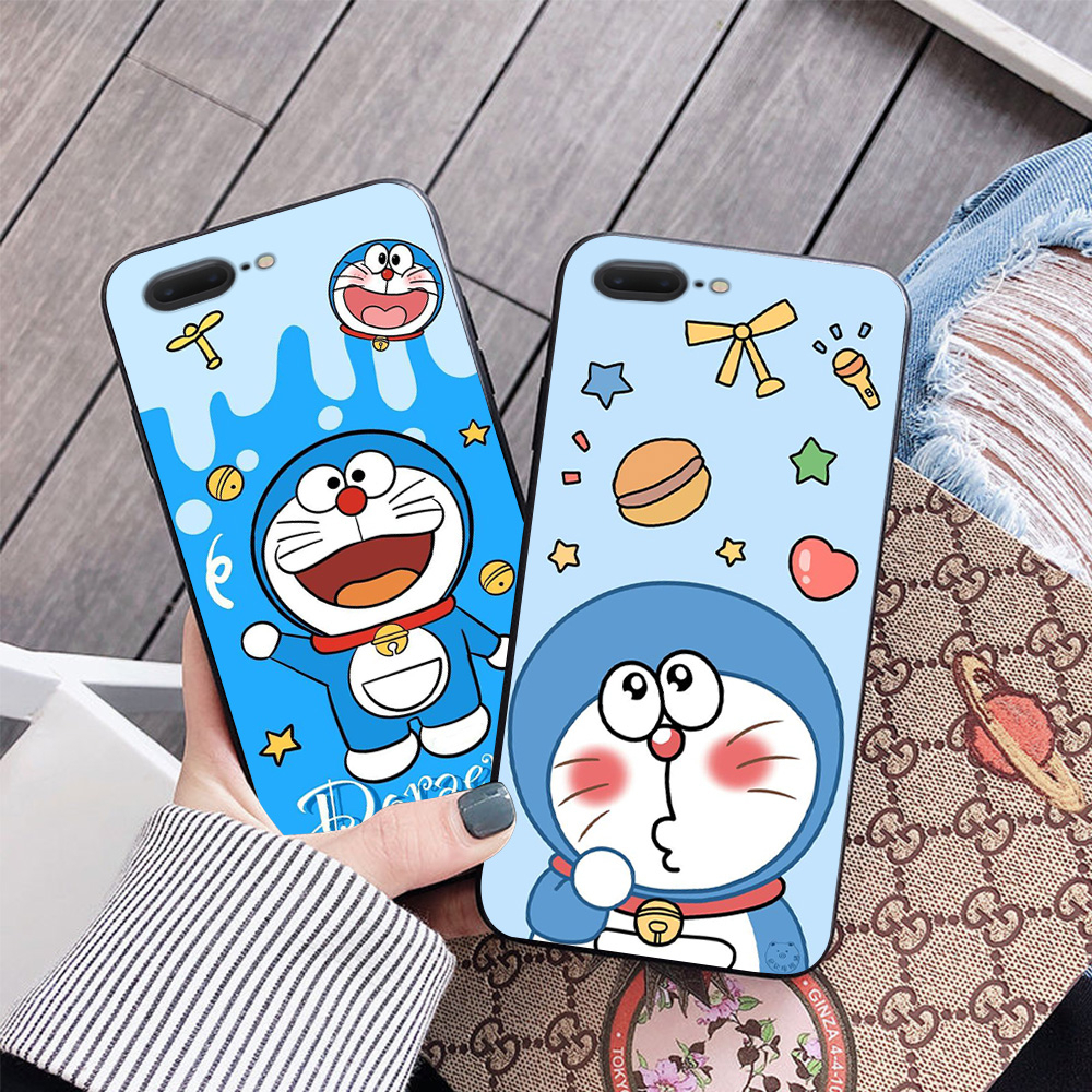 Ốp lưng Iphone 7 Plus / ip 8 Plus in hình đô rê mon siêu cute,dễ thương