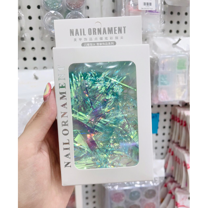 Giấy thủy tinh trang trí nail ❤️