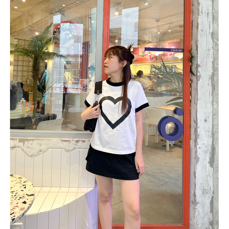 ÁO THUN COTTON TRÁI TIM