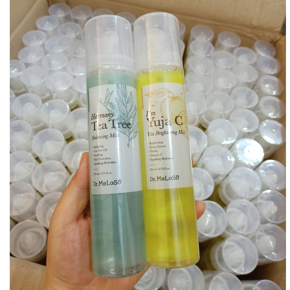 > Xịt khoáng  dưỡng ẩm làm sáng da Dr.Meloso KOREA I'm Yuja C Vita &Tea Tree Balancing 125ml