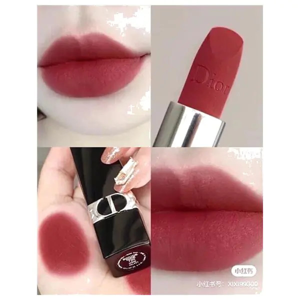 Son Dior Rouge Velvet 720 Icone Màu Hồng Nâu Đất