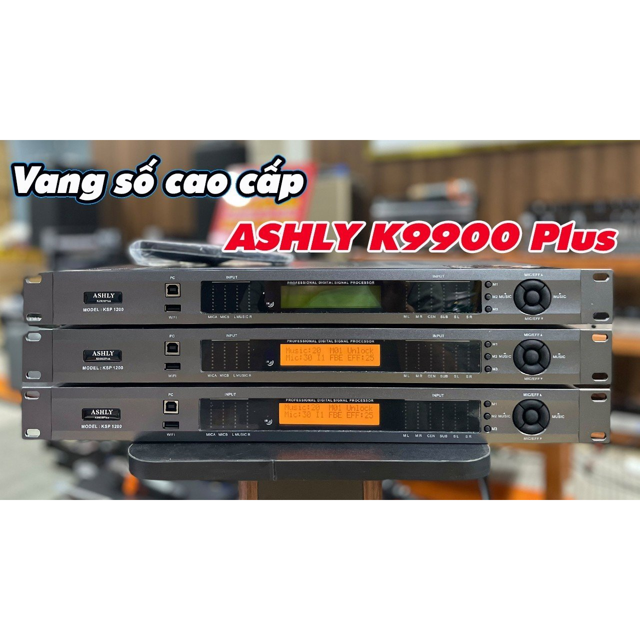Vang số chính hãng ASHLY K9900 Plus (phiên bản nâng cấp 2023)