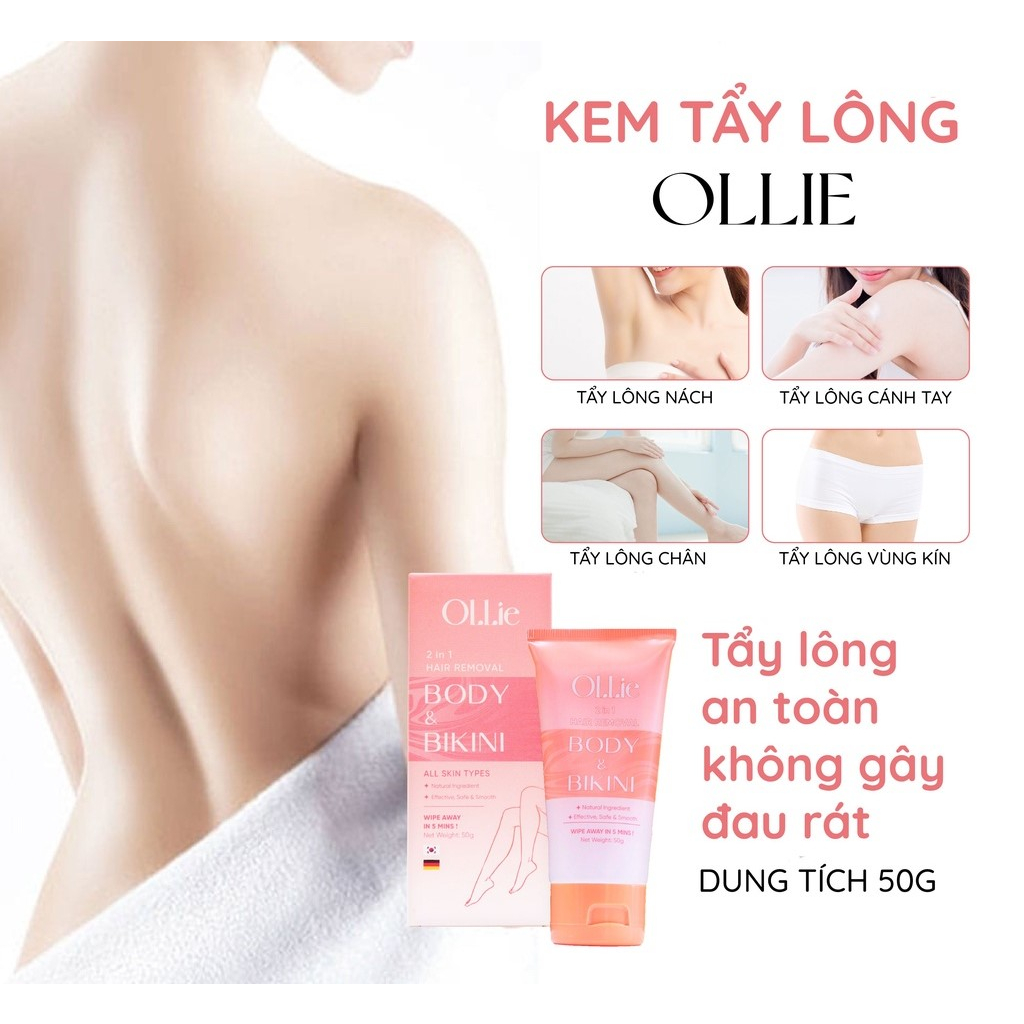 (Quà Tặng Không bán) Kem Tẩy Lông OLLie