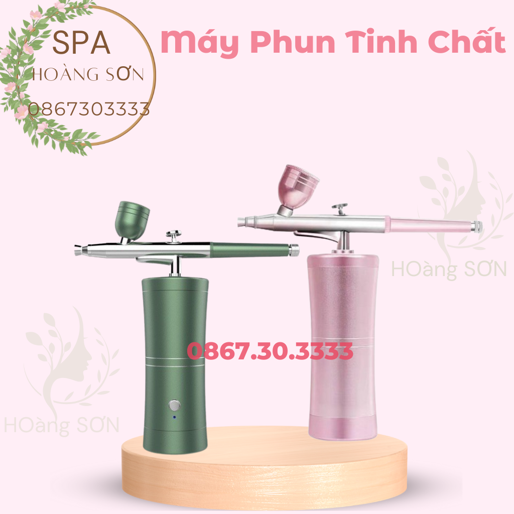 Súng Phun Oxy, Máy phun oxy mini cầm tay | Máy phun sơn Nail Máy phun oxy mini cầm tay Máy phun sương cầm tay thế hệ mớ