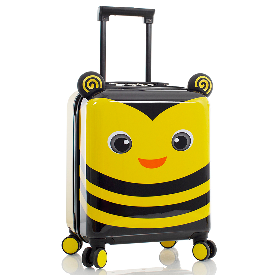 Vali Trẻ Em Heys Vali Super Tots Spinner Bumble Bee M Yellow - Nhựa PC Cao cấp, Hoạ Tiết Dễ Thương Cho Bé