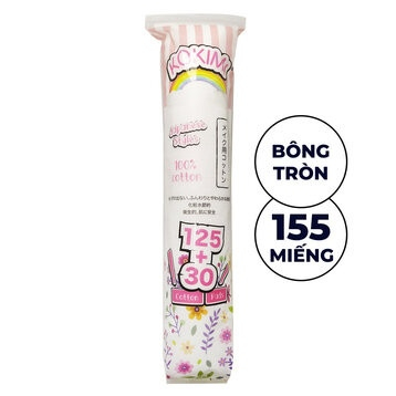 Bông tẩy trang Mihoo- Kokimi Cotton Pads 200 Miếng + 150 Miếng