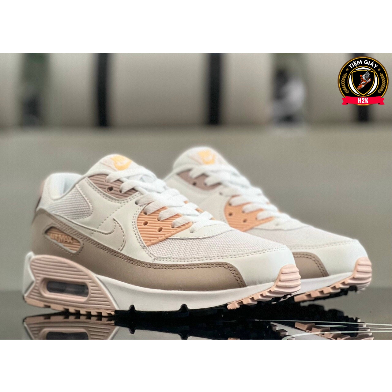 Giày Thể Thao Nike Air Max 90 (Hàng Hãng)+(Tặng Vớ)