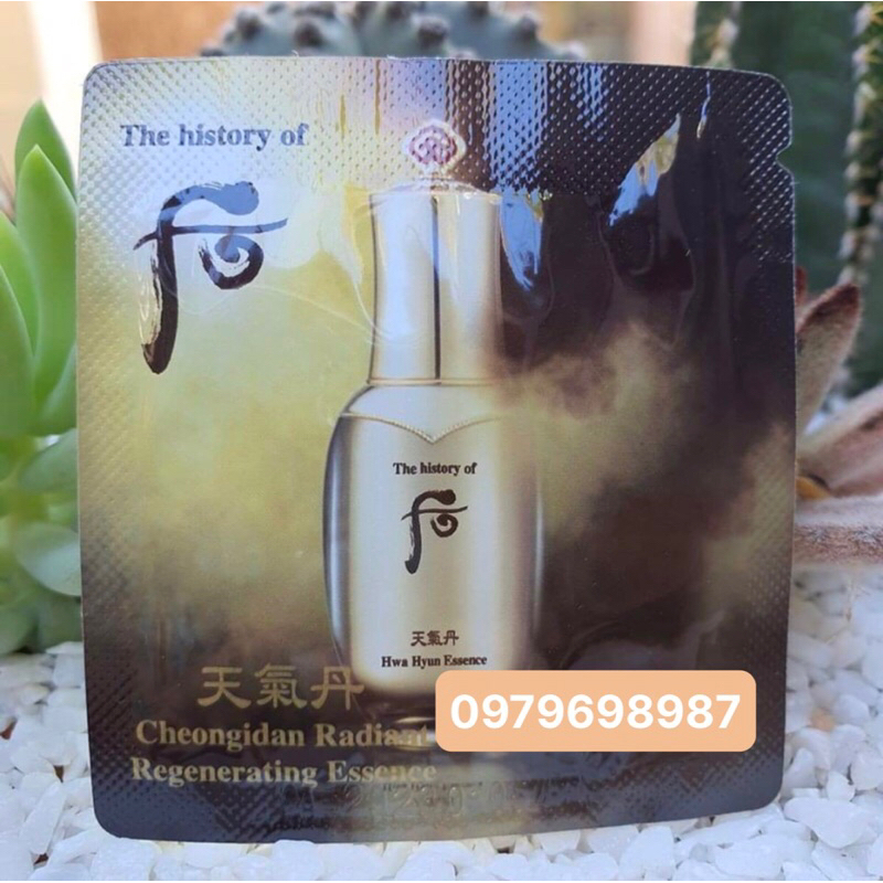 1 gói 1ml tinh chất Whoo hoa hiên chống lão hoá tăng độ đàn hồi săn chắc cho da sáng mịn