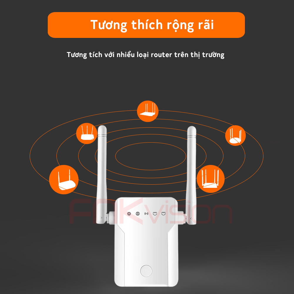 Bộ kích sóng wifi, tăng cường tín hiệu wifi, tăng khả năng xuyên tường