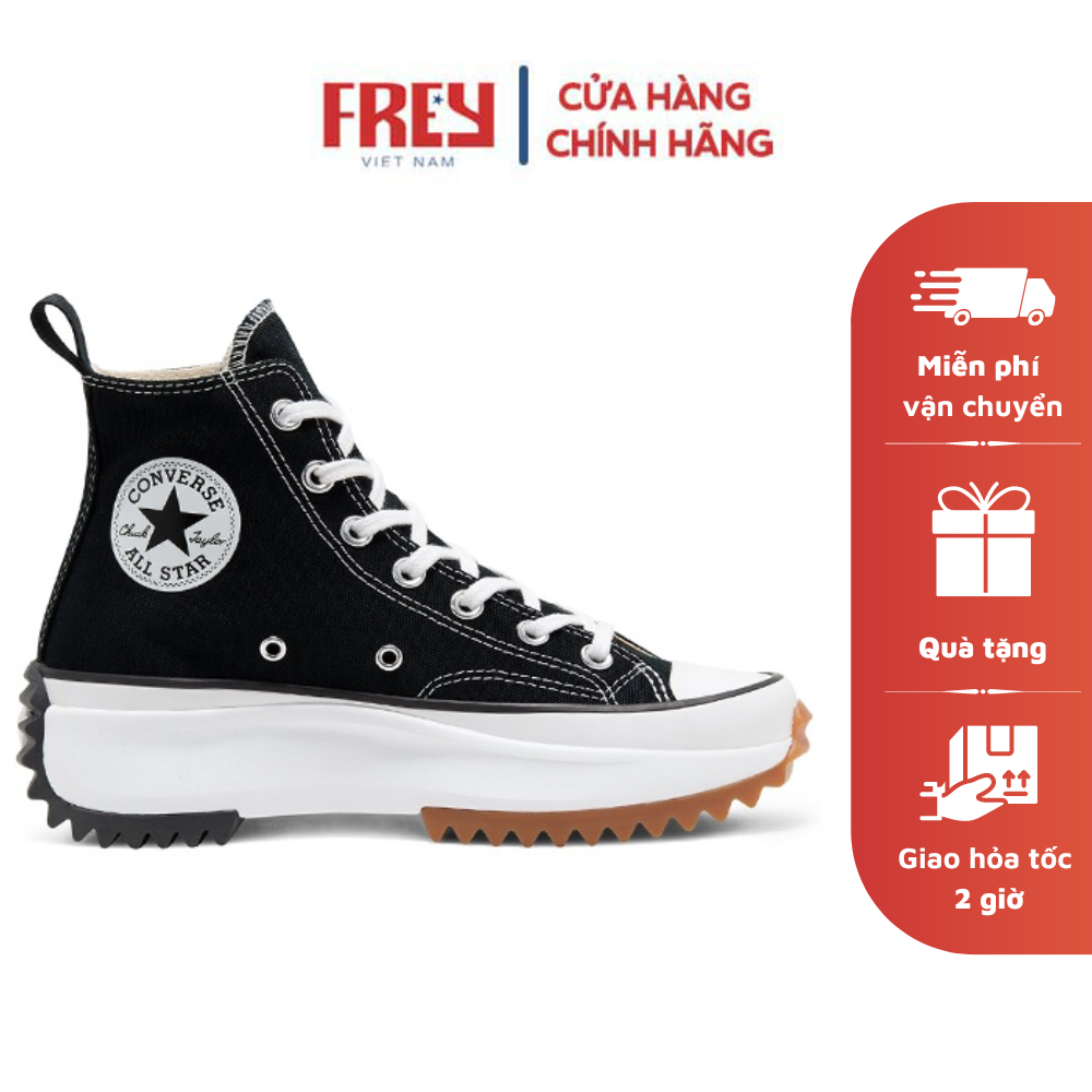 Giày Converse Run Star Hike Cao Cổ Đen 166800