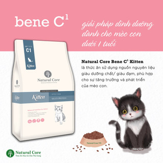THỨC ĂN HẠT NATURAL CORE C1 BENE KITTEN CHO MÈO CON 400gr