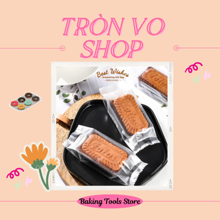 Túi bánh dứa hàn trong suốt size 12.5*5+2.8cm (98~100c/xấp)