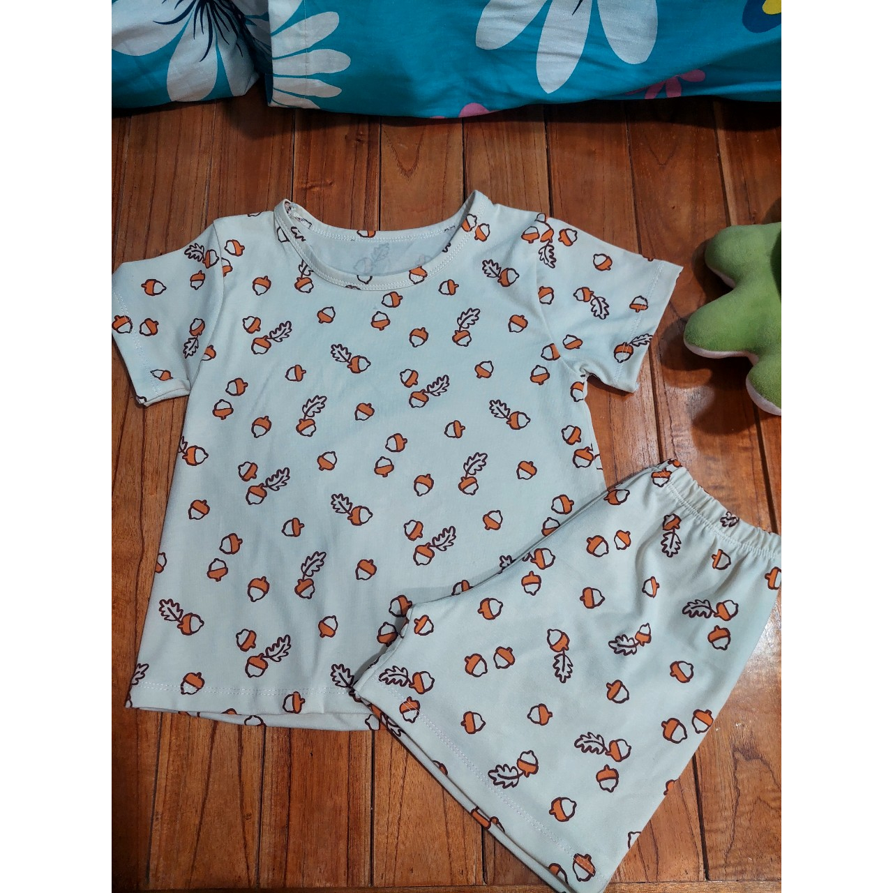 Bộ quần áo cotton cộc tay bé gái nhiều hoạ tiết dễ thương mát mịn thoải mái