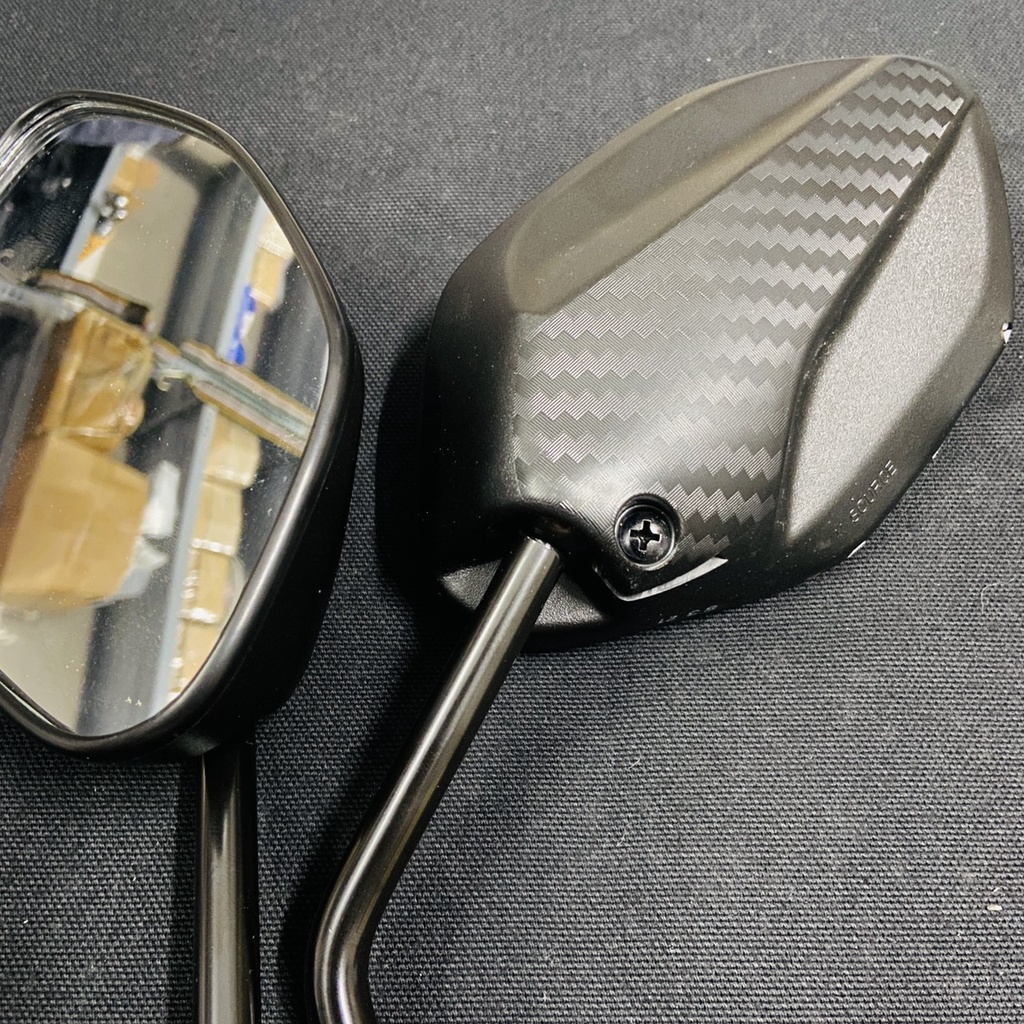 Kính chiếu hậu xe máy mẫu BB nhựa nhám dành cho các dòng xe l Gương chiếu hậu xe máy