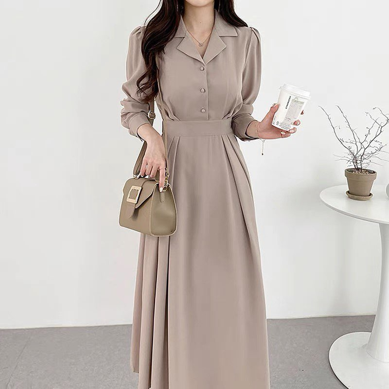 Váy dài dáng tiểu thư