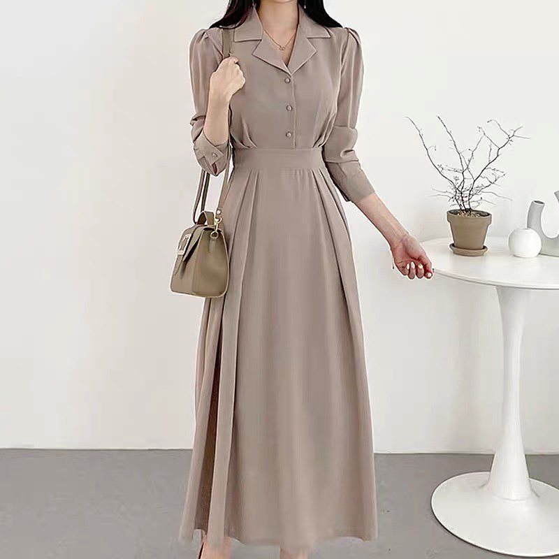 Váy dài dáng tiểu thư