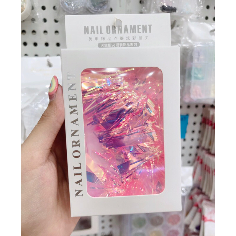 Giấy thủy tinh trang trí nail ❤️