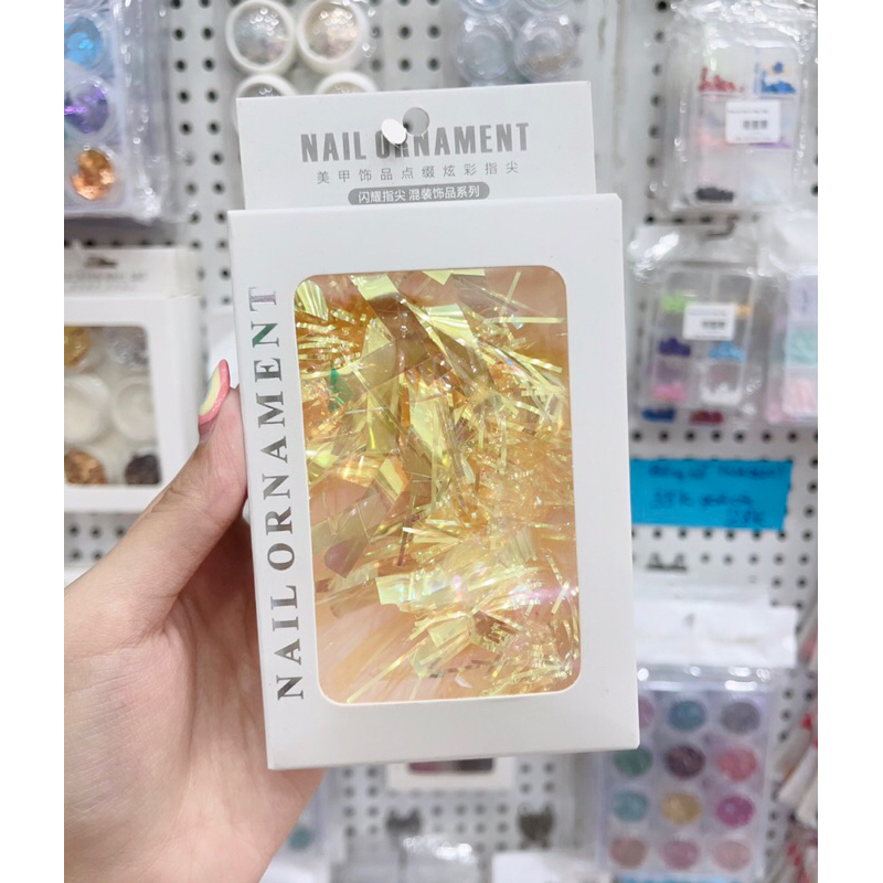 Giấy thủy tinh trang trí nail ❤️